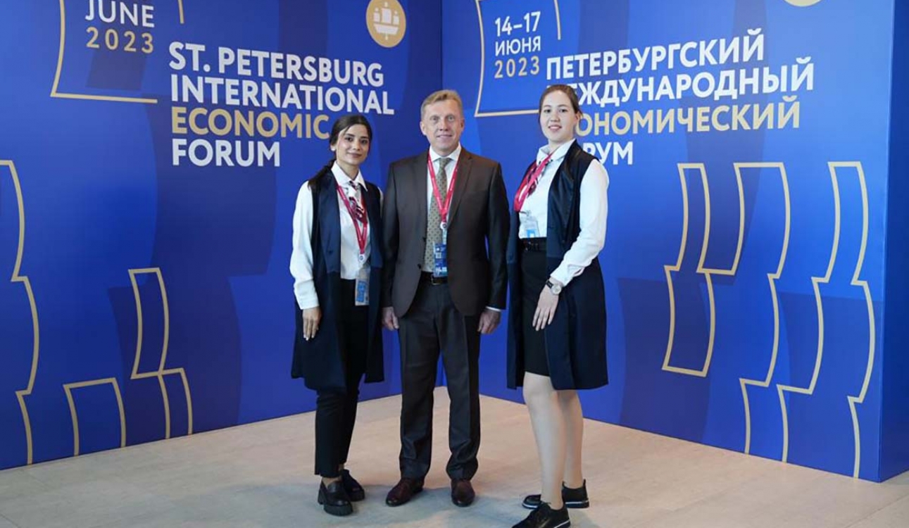 UMTE students participated in SPIEF 2023 as volunteers